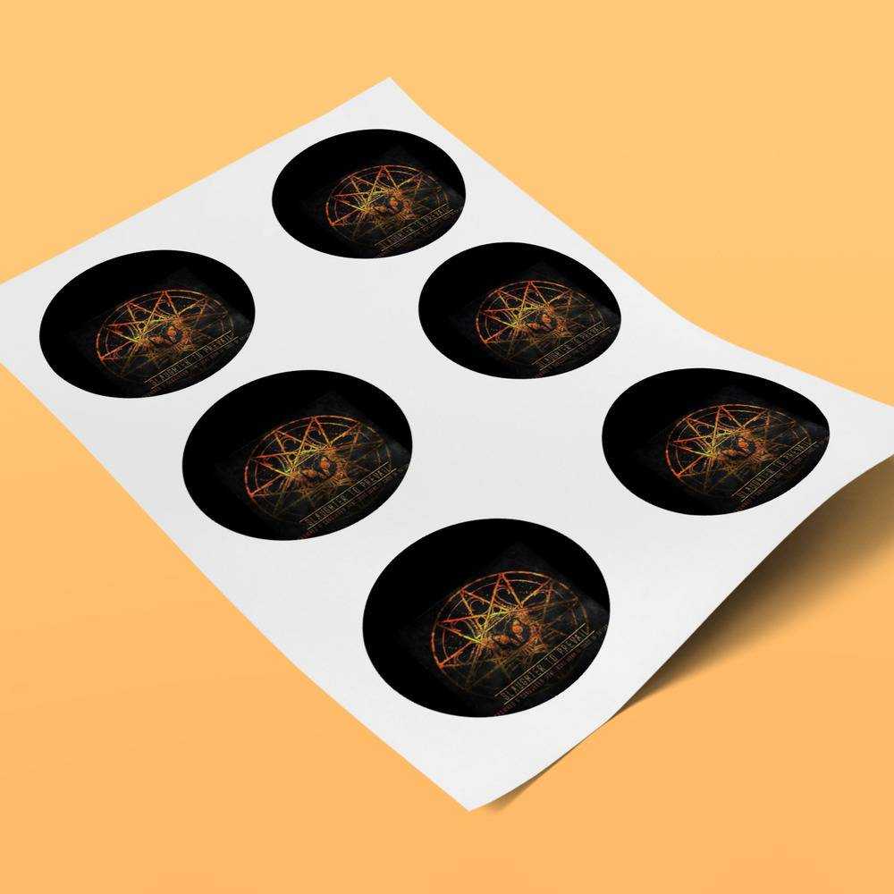 Slaughter To Prevail round stickers decorative stickers gift for fans Misery Sermon
