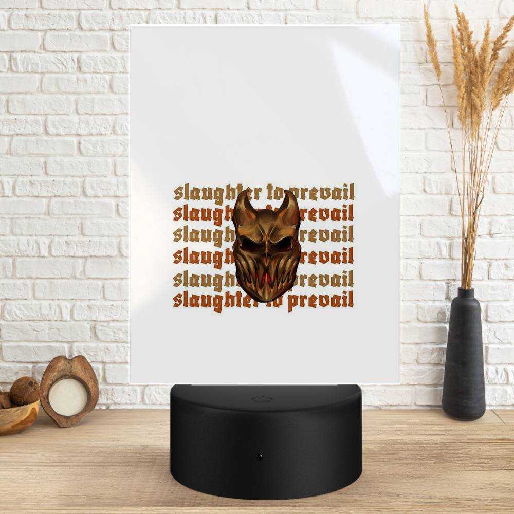 Slaughter To Prevail Lamp Classic Celebrity Night Light Alex Terrible by Slaughter To Prevail Lamp with Plastic Base