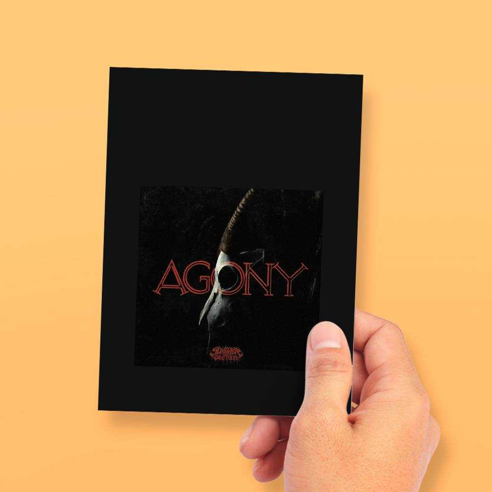 Slaughter To Prevail Greeting Card Classic Celebrity Greeting Card Agony by Slaughter To Prevail Greeting Card