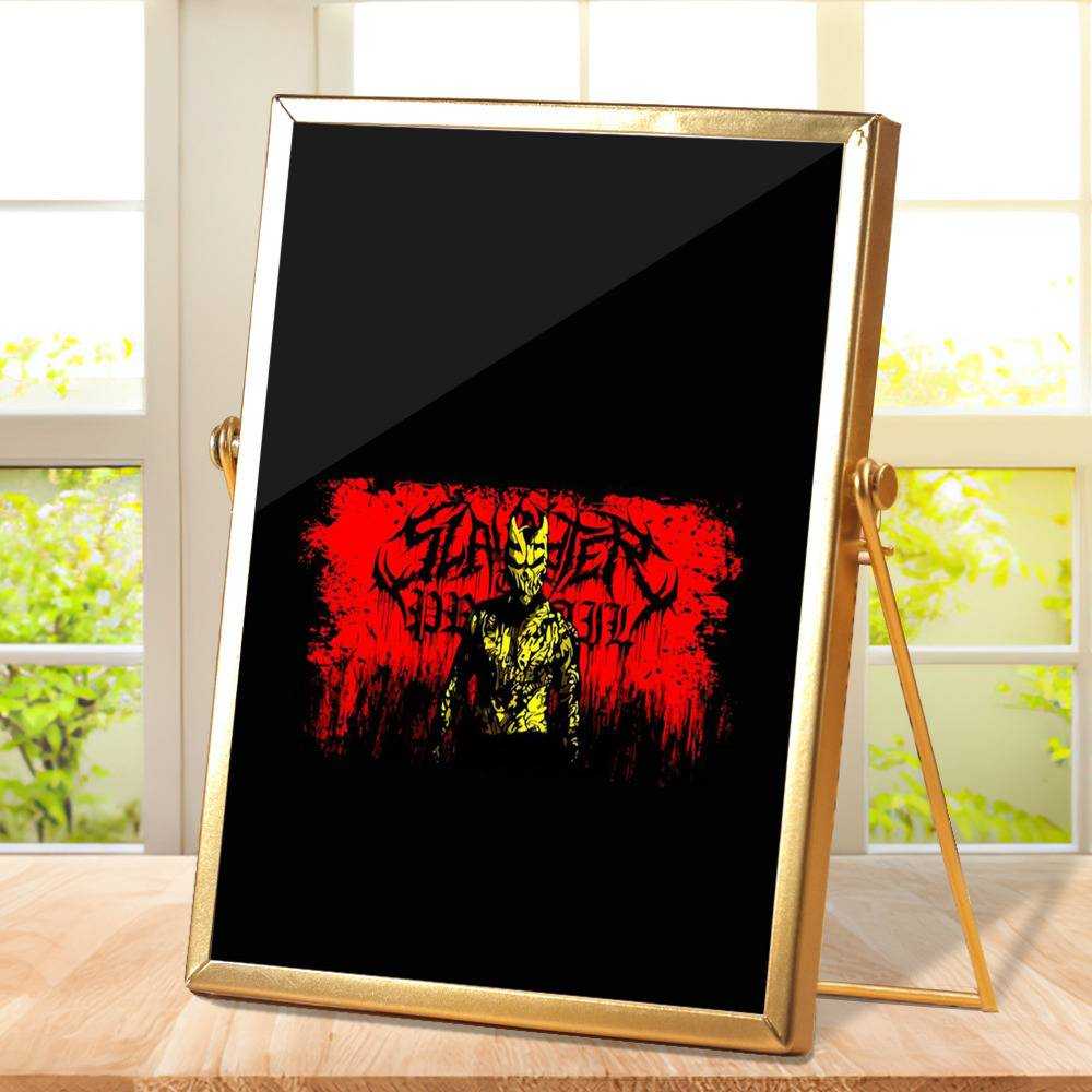 Slaughter To Prevail Plaque Classic Celebrity Plaque Slaughter to Prevail Classic by Slaughter To Prevail Plaque with Golden Frame