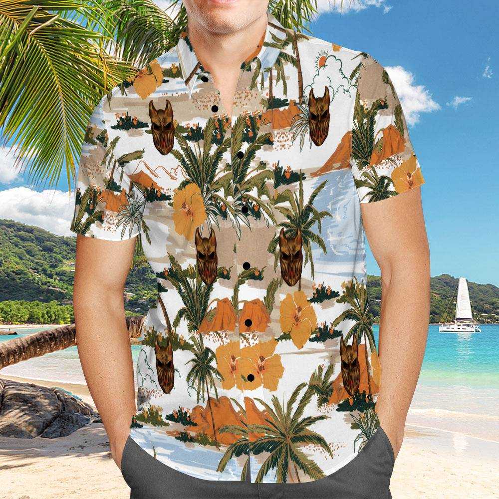 Slaughter To Prevail Hawaiian Shirt Custom Photo Hawaiian Shirt Beach Pattern Hawaiian Shirt