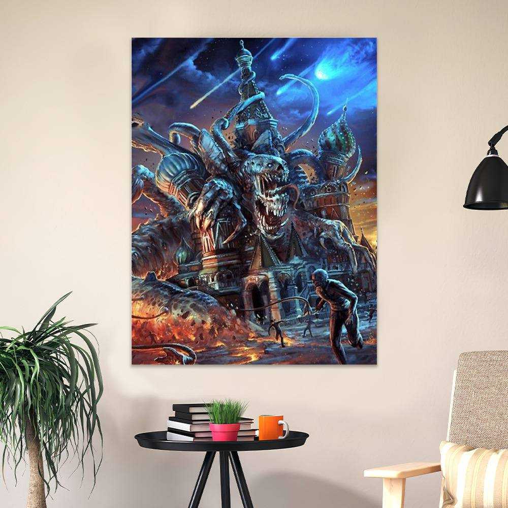 Slaughter To Prevail Merch Poster Art Wall Poster Sticky Poster Gift for Fans Chapters Of Misery Poster