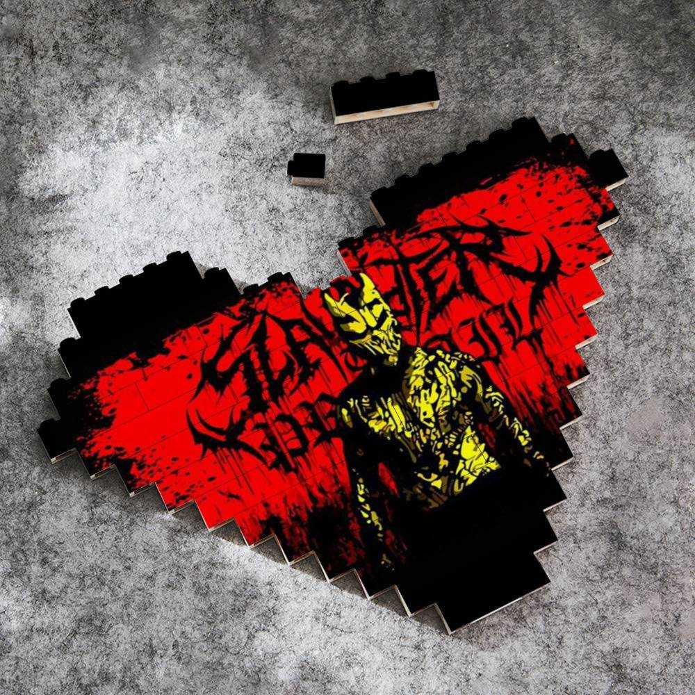 Slaughter To Prevail Merch Heart Shape Building Blocks Gift for Fans Slaughter to Prevail Classic Building Blocks
