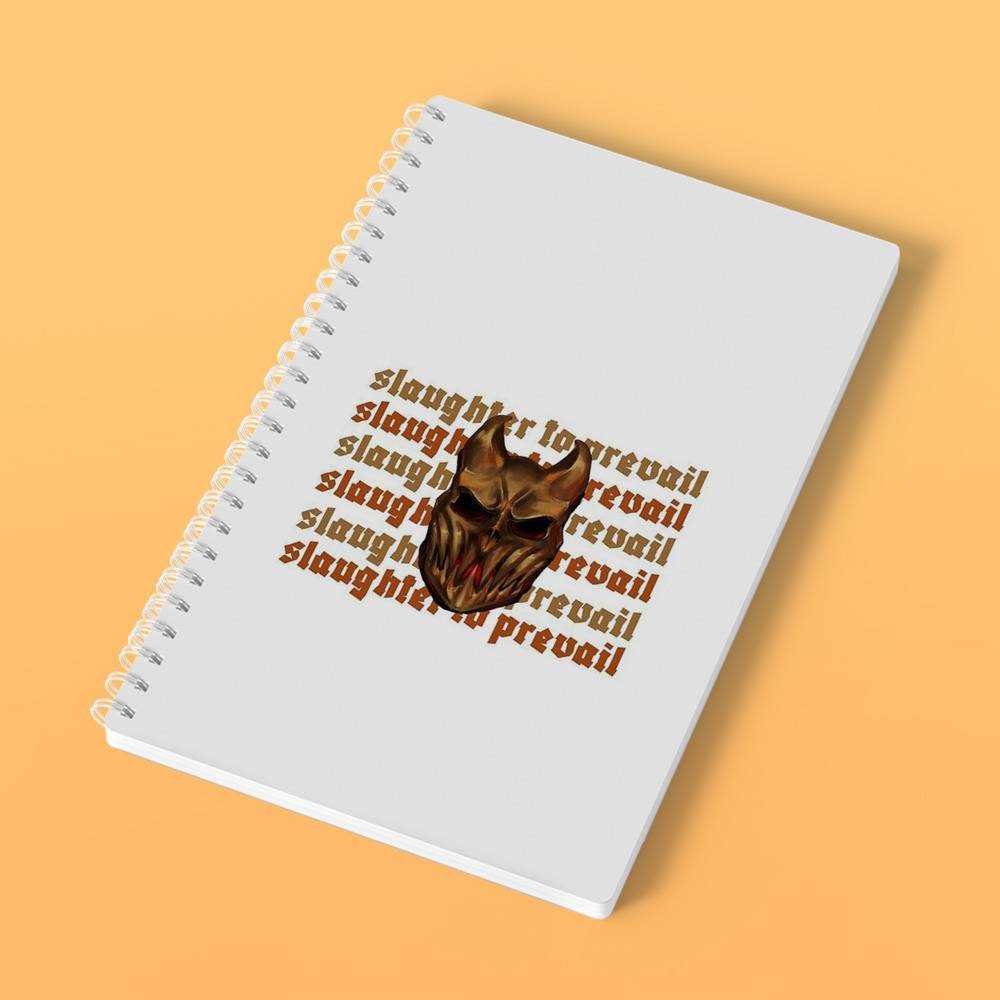 Slaughter To Prevail Spiral Bound Notebook Journal Diary Gift for Fans Alex Terrible Notebook