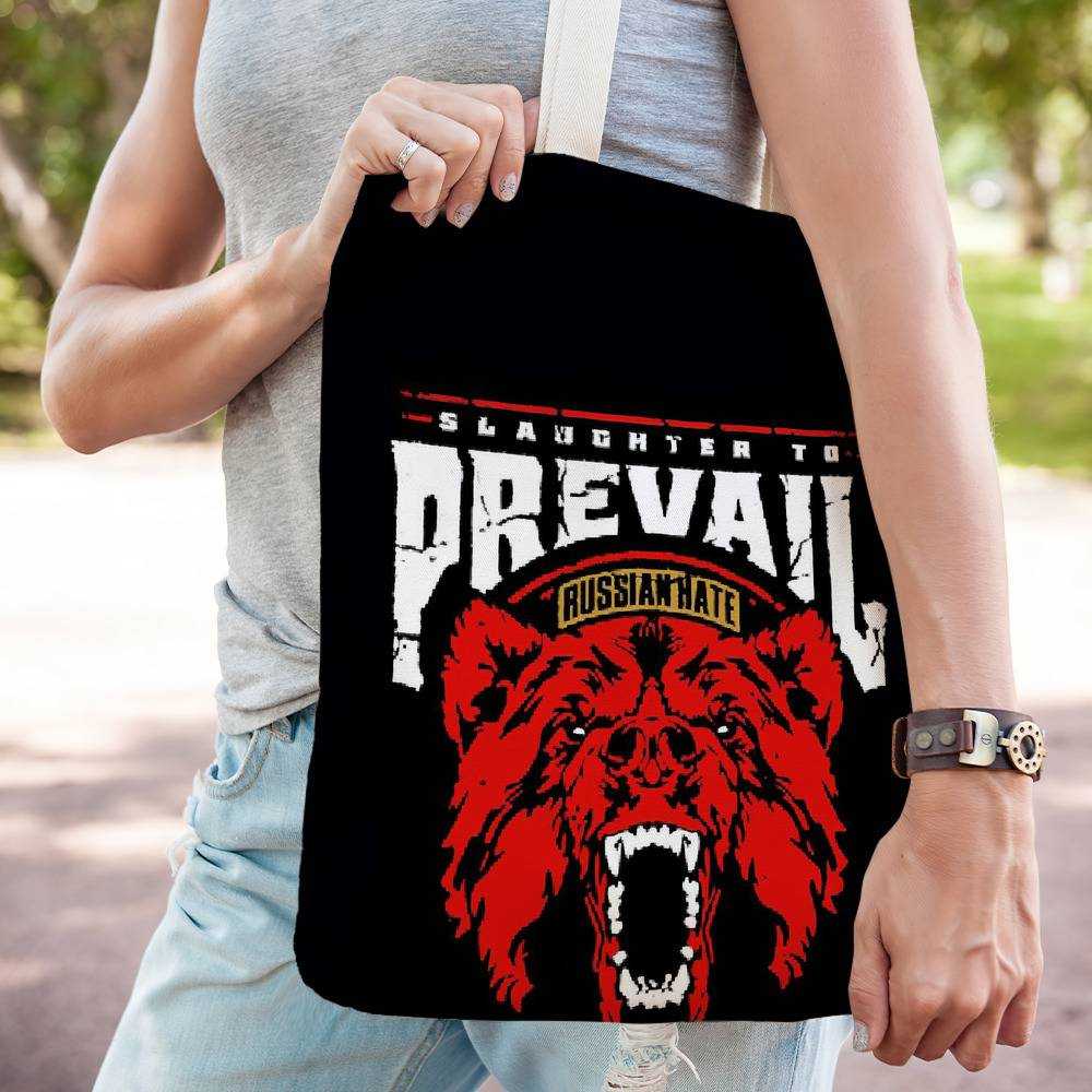 Slaughter To Prevail Totebag Classic Celebrity Totebag Russian Hate Totebag