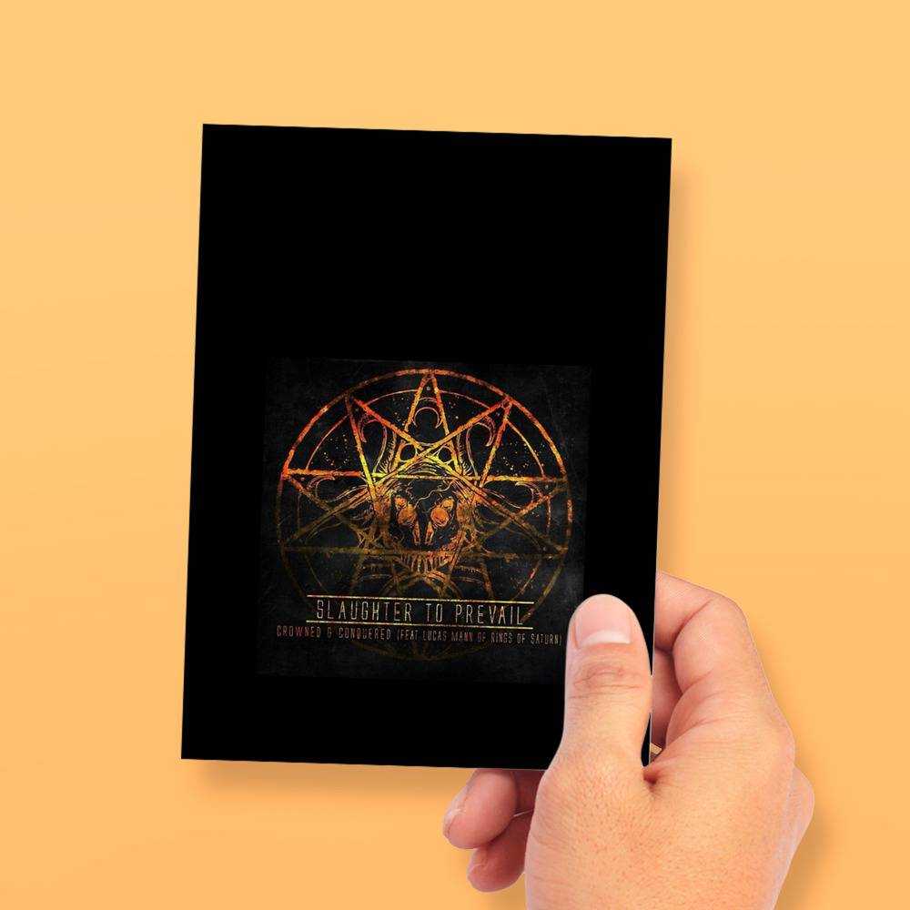 Slaughter To Prevail Greeting Card Classic Celebrity Greeting Card Misery Sermon by Slaughter To Prevail Greeting Card