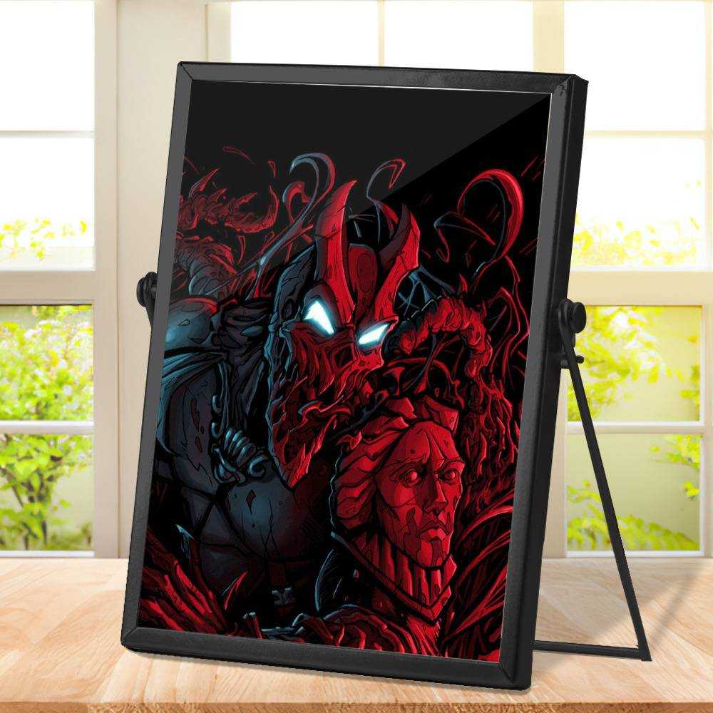 Slaughter To Prevail Plaque Classic Celebrity Plaque Kid of Darkness by Slaughter To Prevail Plaque with Black Frame
