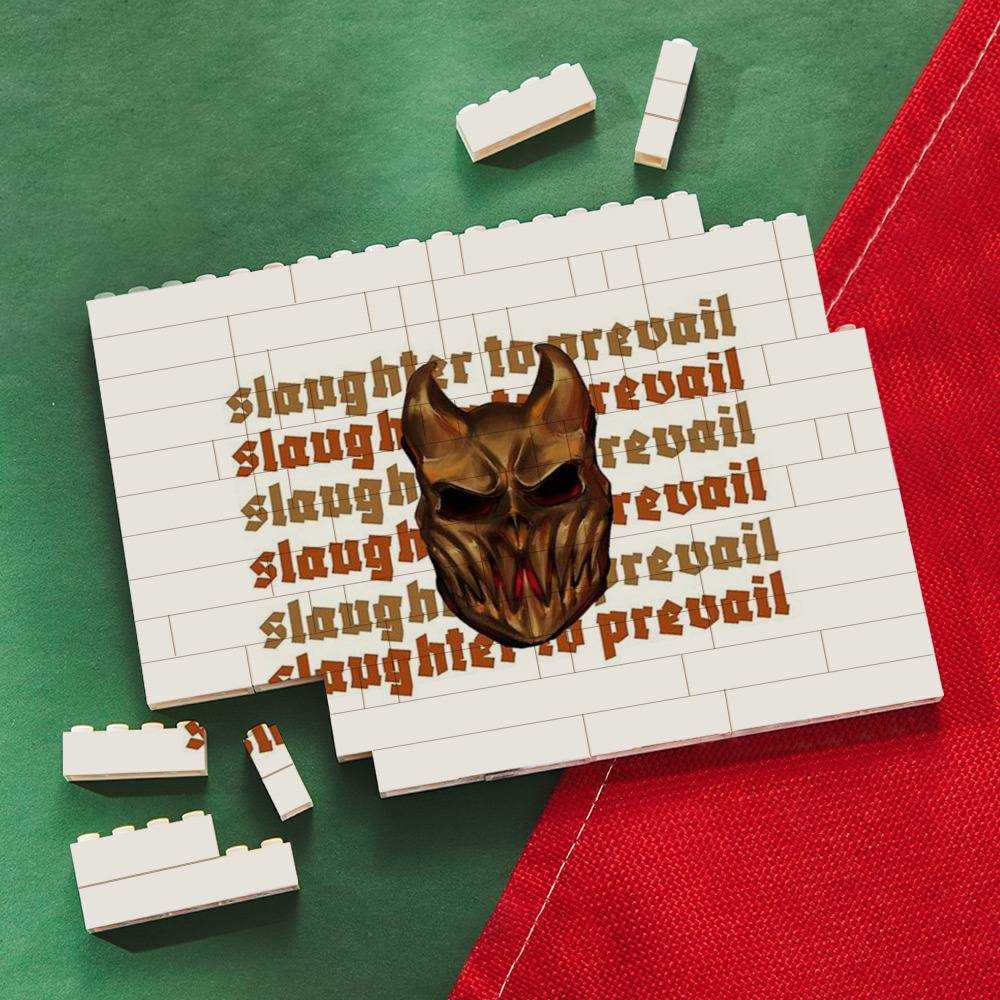 Slaughter To Prevail Merch Building Blocks Gift for Fans Alex Terrible Building Blocks