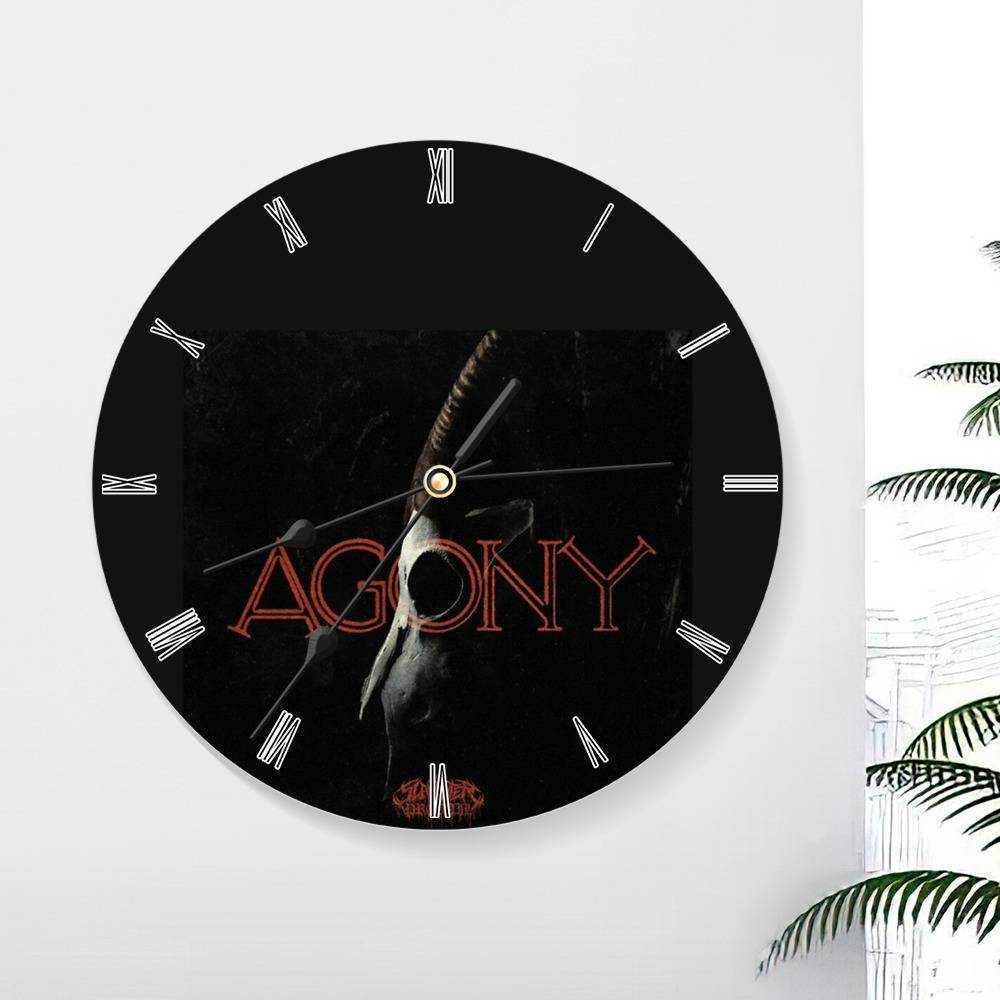 Slaughter To Prevail Round Wall Clock Home Decor Wall Clock Gifts for Slaughter To Prevail Fans Agony Wall Clock