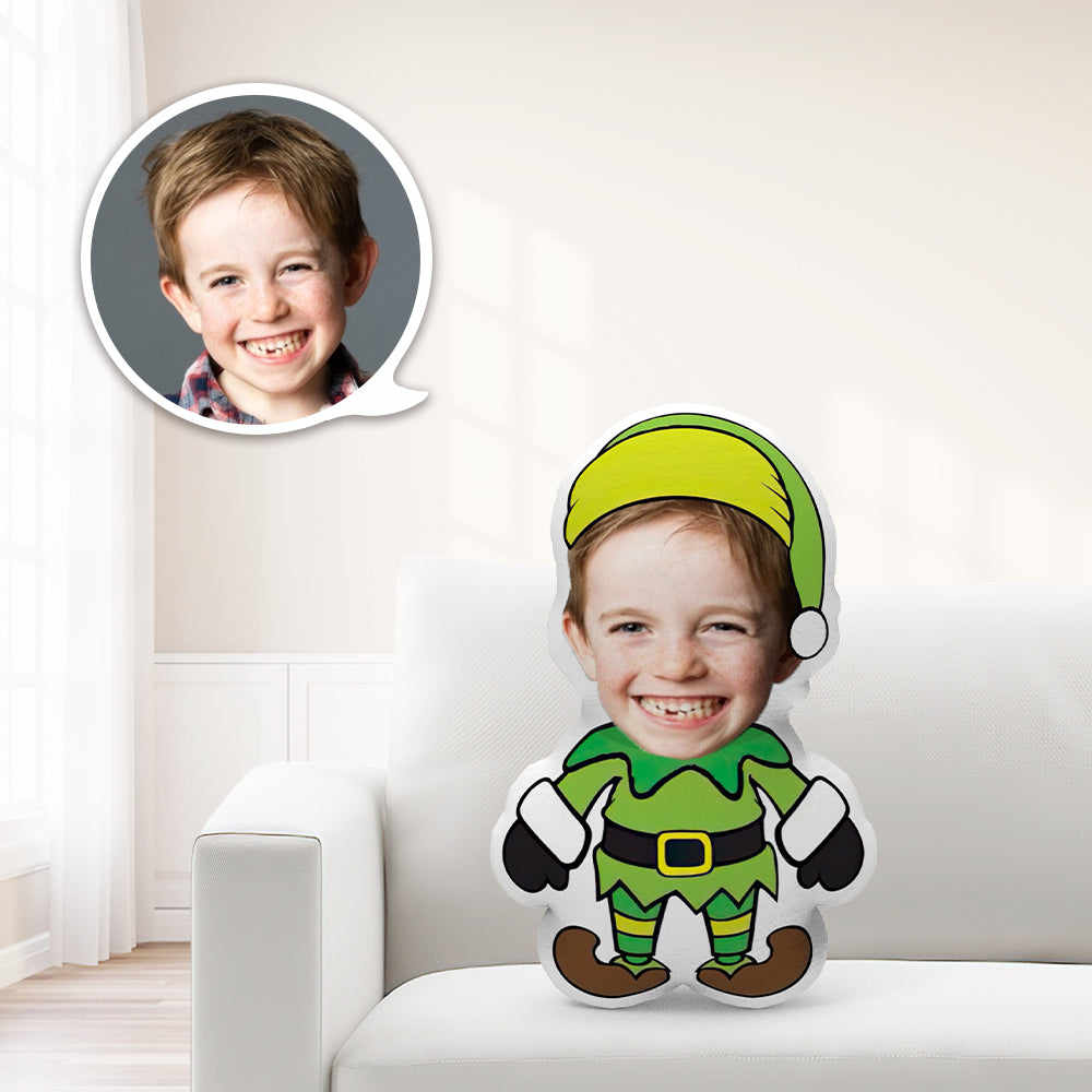 Personalized Minime Cute Christmas Elf Throw Pillow Unique Personalized Minime Throw Doll Give Your Child The Most Meaningful Gift