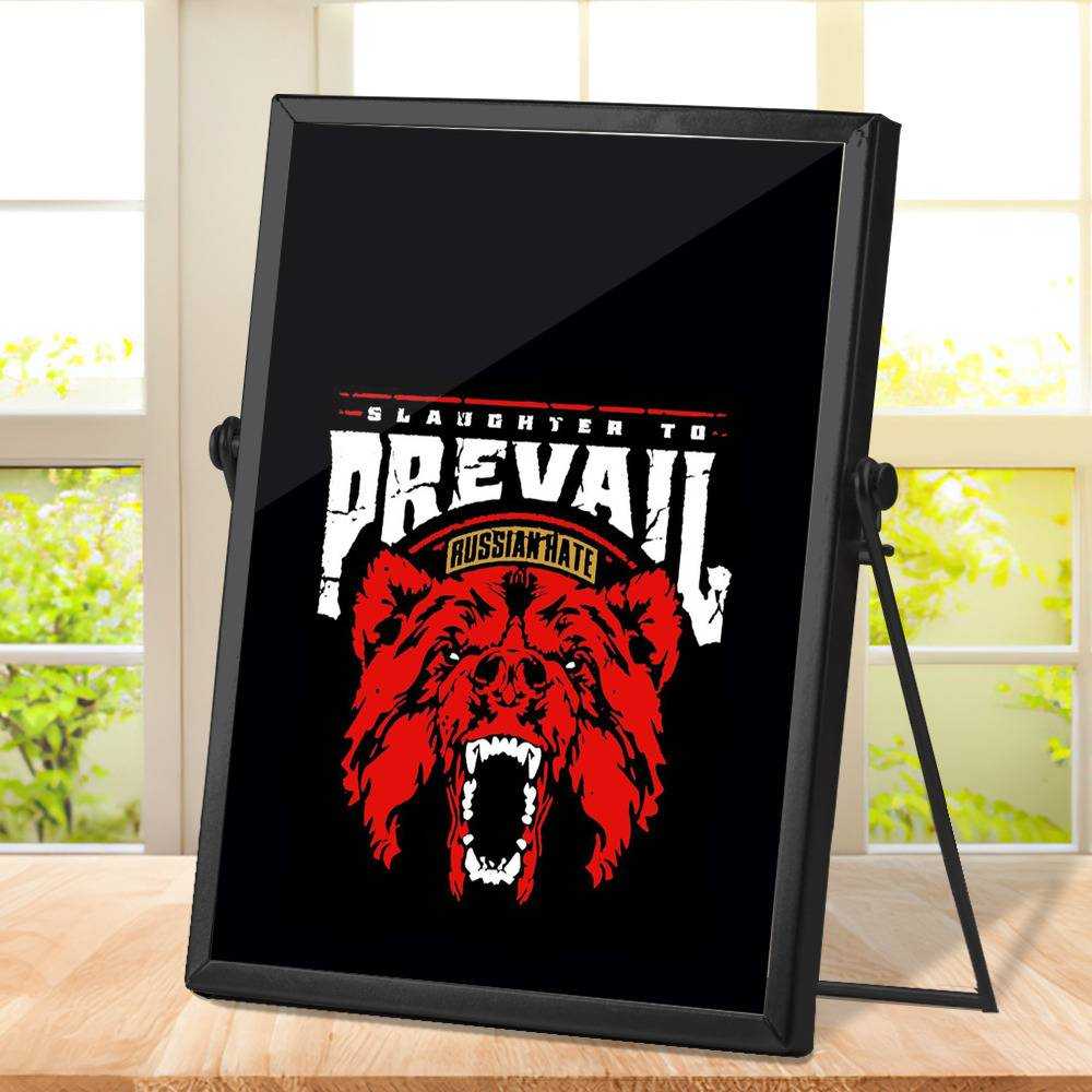 Slaughter To Prevail Plaque Classic Celebrity Plaque Russian Hate by Slaughter To Prevail Plaque with Black Frame