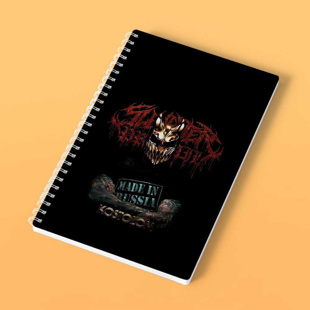 Slaughter To Prevail Spiral Bound Notebook Journal Diary Gift for Fans Kostolom Notebook