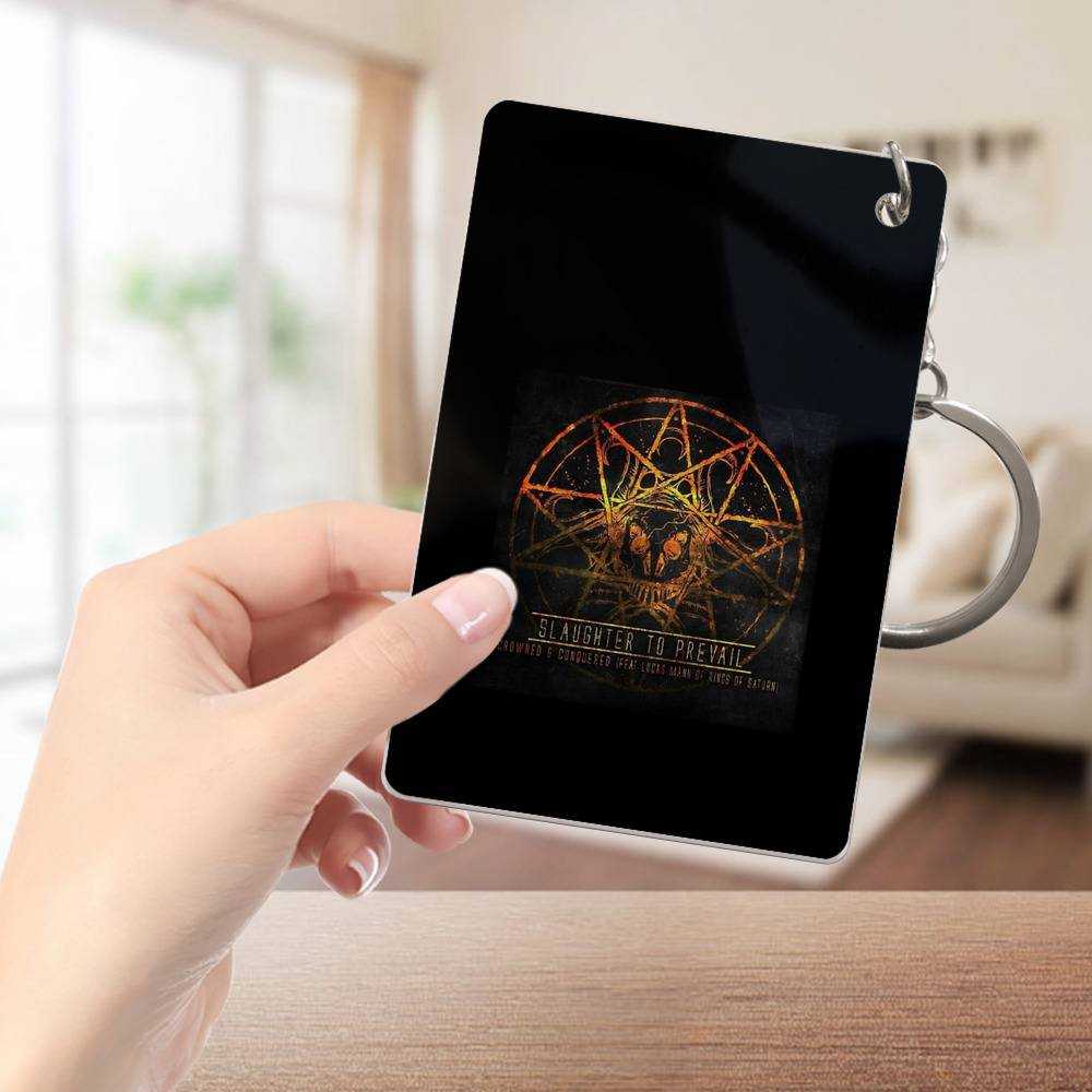 Slaughter To Prevail Keychain Classic Celebrity Keychain Misery Sermon by Slaughter To Prevail Keychain