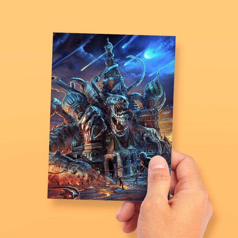 Slaughter To Prevail Greeting Card Classic Celebrity Greeting Card Chapters Of Misery by Slaughter To Prevail Greeting Card