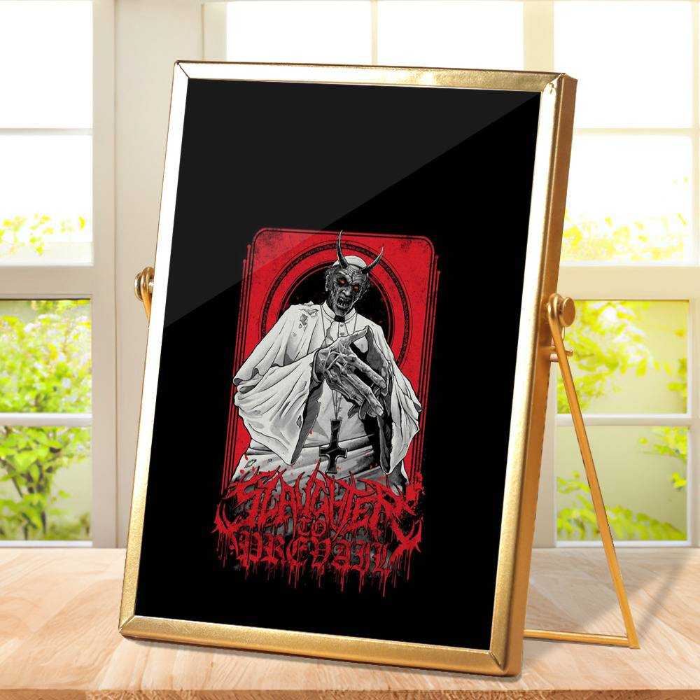 Slaughter To Prevail Plaque Classic Celebrity Plaque Slaughter Classic by Slaughter To Prevail Plaque with Golden Frame