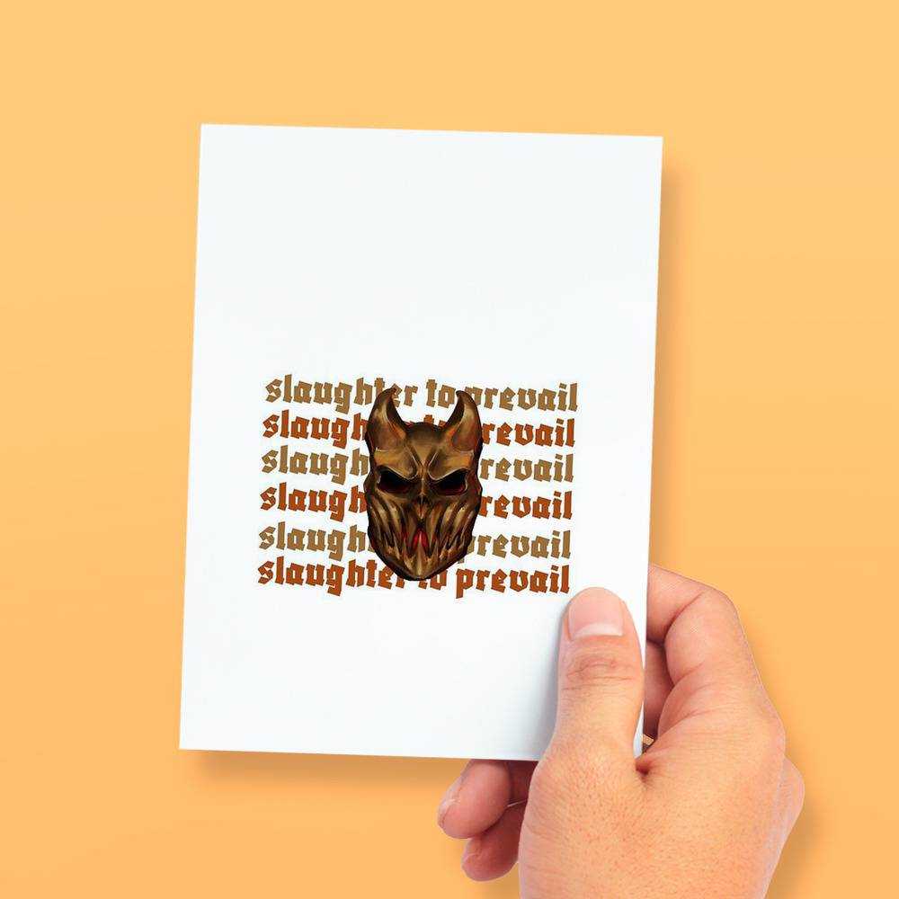 Slaughter To Prevail Greeting Card Classic Celebrity Greeting Card Alex Terrible by Slaughter To Prevail Greeting Card