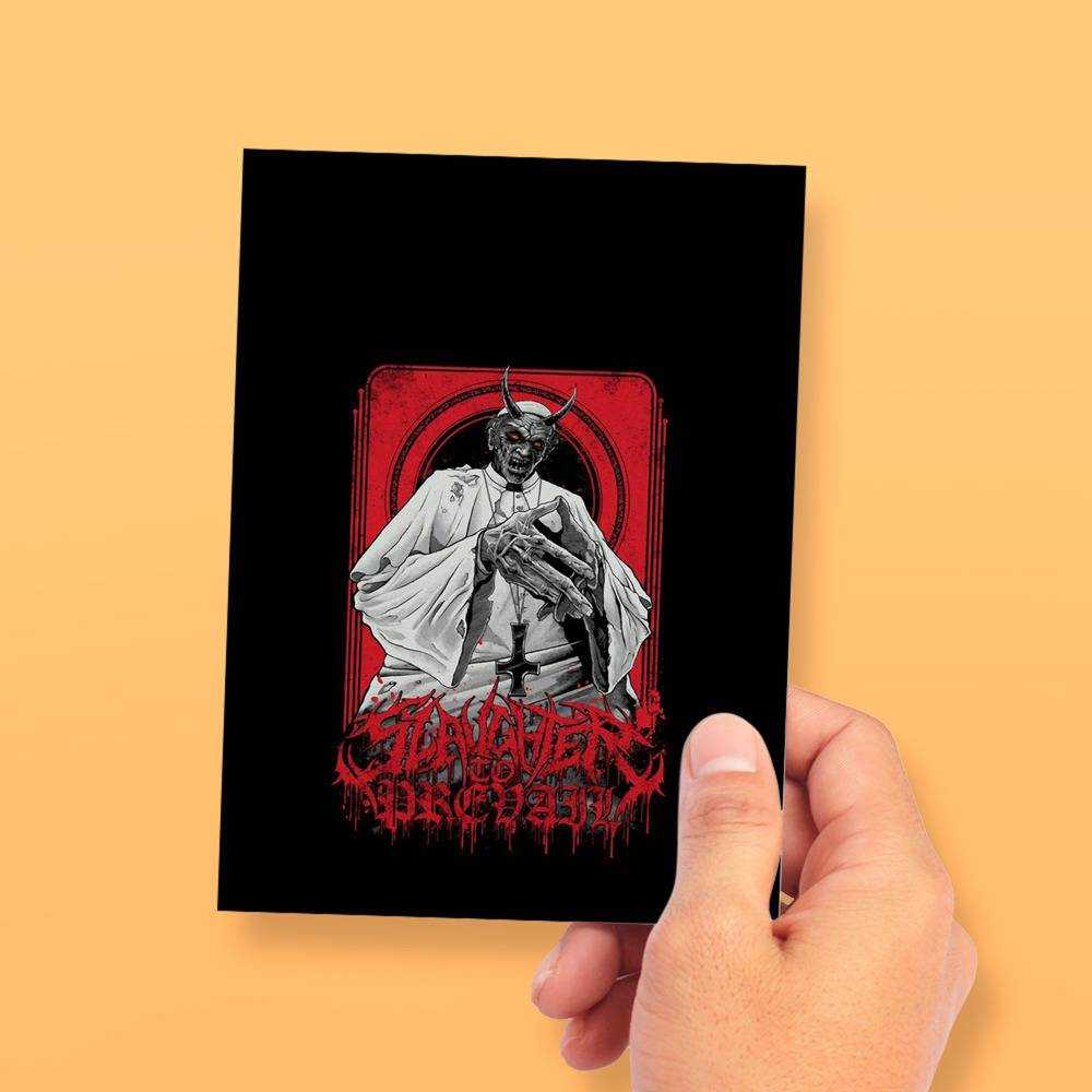 Slaughter To Prevail Greeting Card Classic Celebrity Greeting Card Slaughter Classic by Slaughter To Prevail Greeting Card