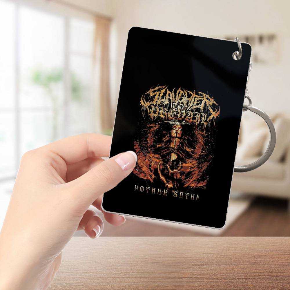 Slaughter To Prevail Keychain Classic Celebrity Keychain Mother Satan by Slaughter To Prevail Keychain