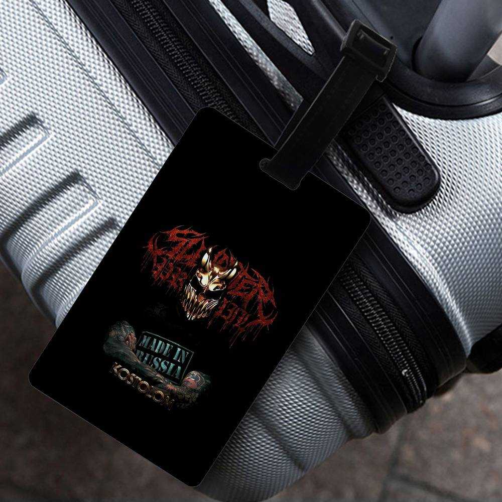 Slaughter To Prevail Luggage Tag Classic Celebrity Luggage Tag Kostolom by Slaughter To Prevail Luggage Tag