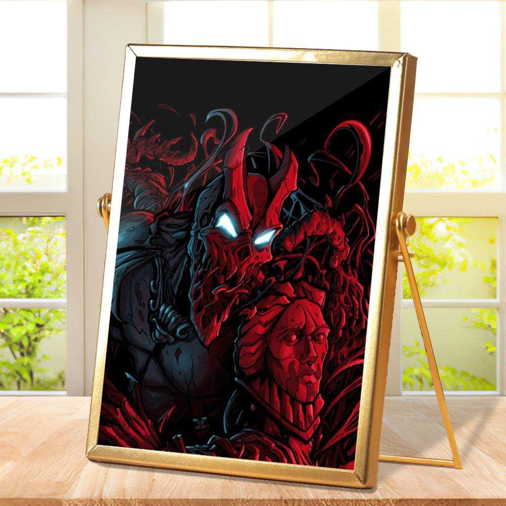 Slaughter To Prevail Plaque Classic Celebrity Plaque Kid of Darkness by Slaughter To Prevail Plaque with Golden Frame