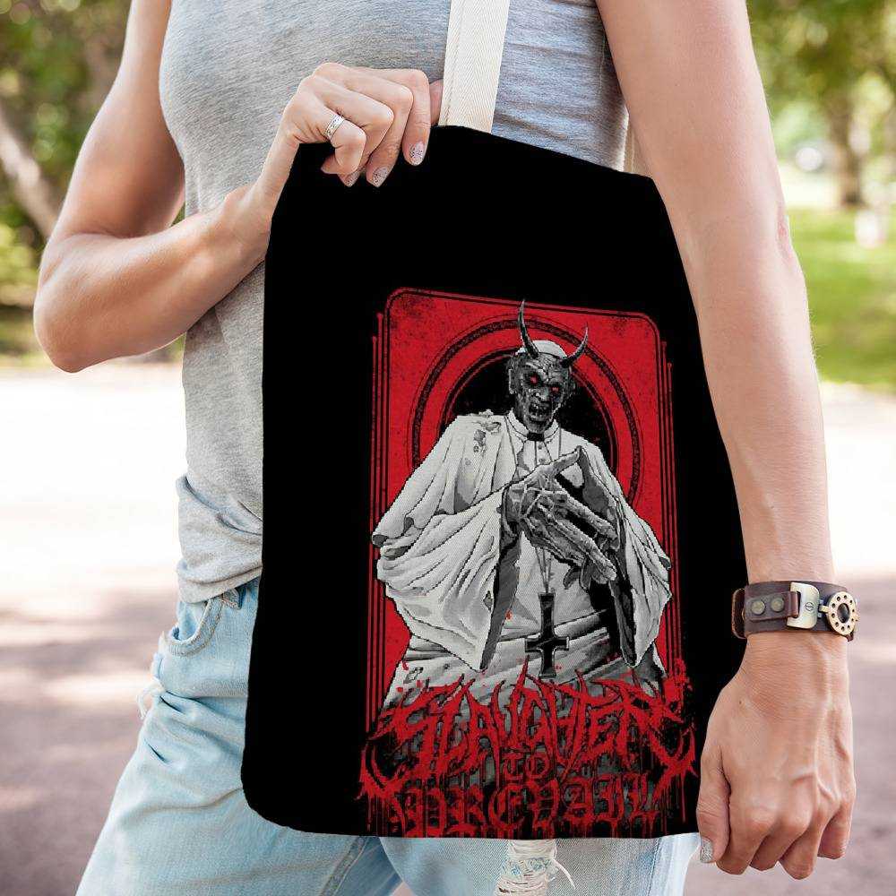 Slaughter To Prevail Totebag Classic Celebrity Totebag Slaughter Classic Totebag