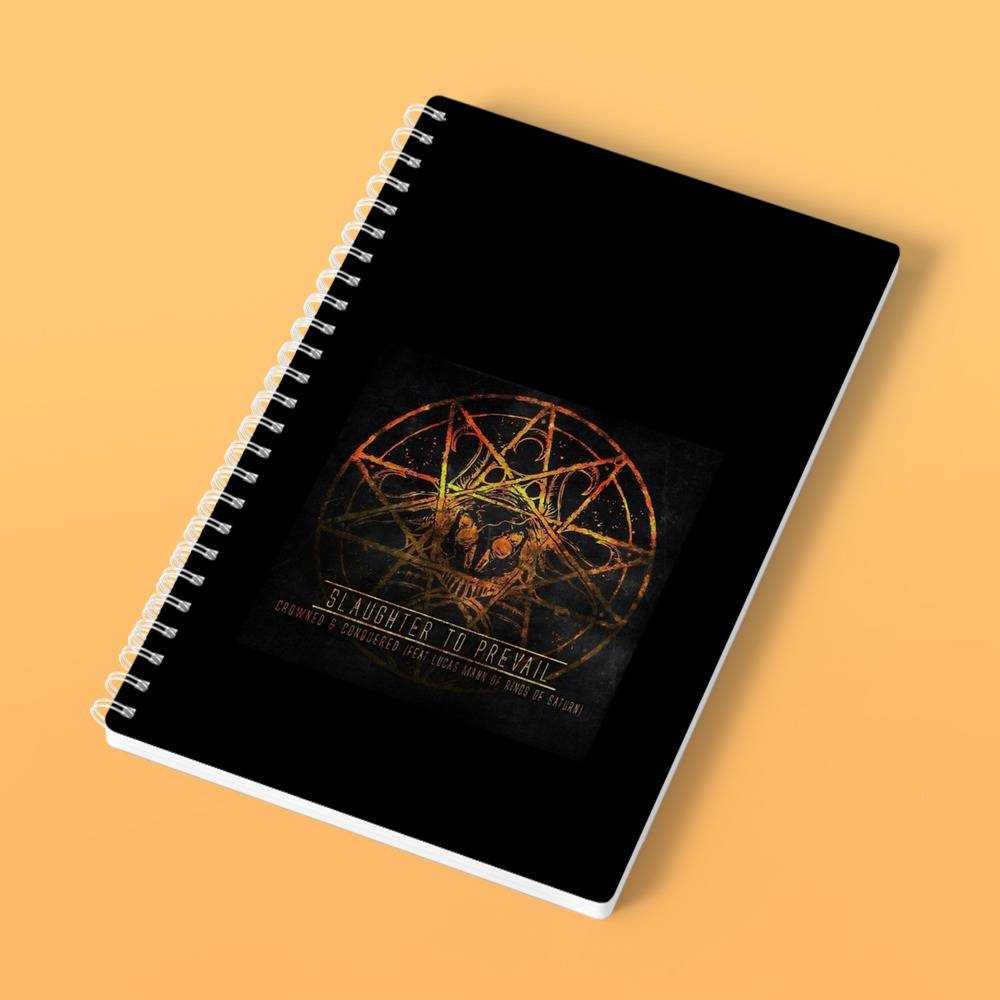 Slaughter To Prevail Spiral Bound Notebook Journal Diary Gift for Fans Misery Sermon Notebook
