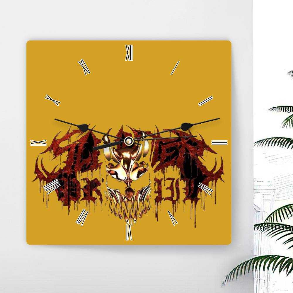 Slaughter To Prevail Square Wall Clock Home Decor Wall Clock Gifts for Slaughter To Prevail Fans Slaughter To Prevail Logo Wall Clock