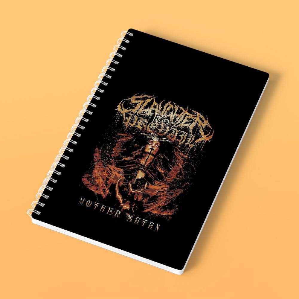 Slaughter To Prevail Spiral Bound Notebook Journal Diary Gift for Fans Mother Satan Notebook