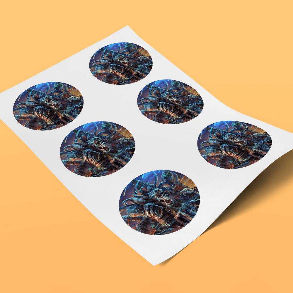 Slaughter To Prevail round stickers decorative stickers gift for fans Chapters Of Misery