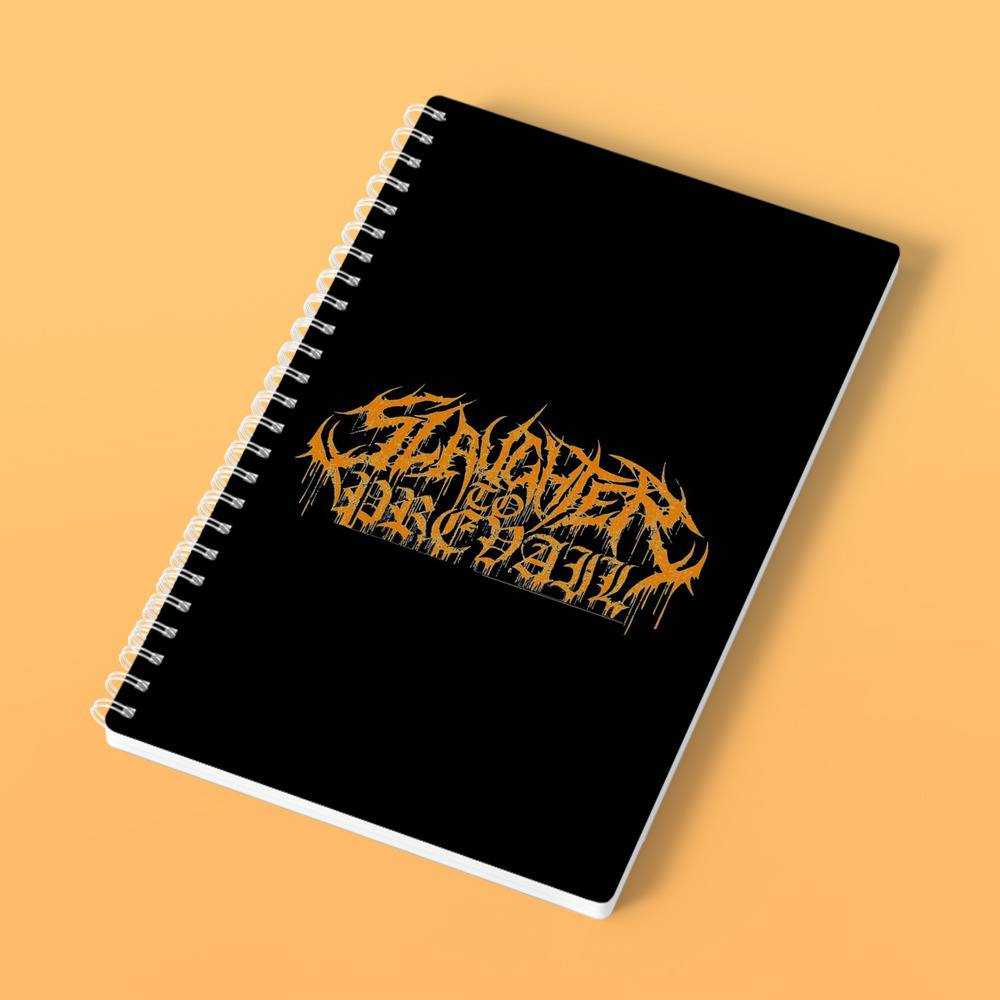 Slaughter To Prevail Spiral Bound Notebook Journal Diary Gift for Fans Slaughter To Prevail Red Notebook
