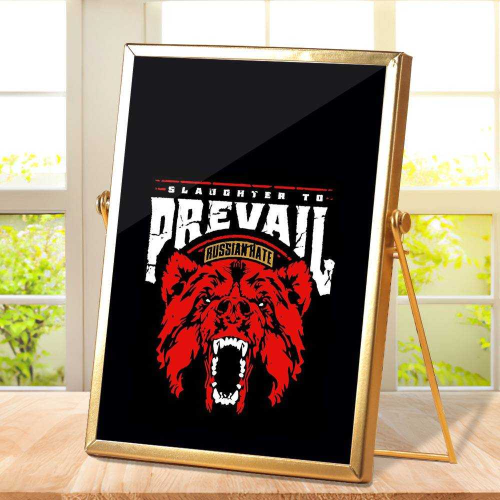 Slaughter To Prevail Plaque Classic Celebrity Plaque Russian Hate by Slaughter To Prevail Plaque with Golden Frame