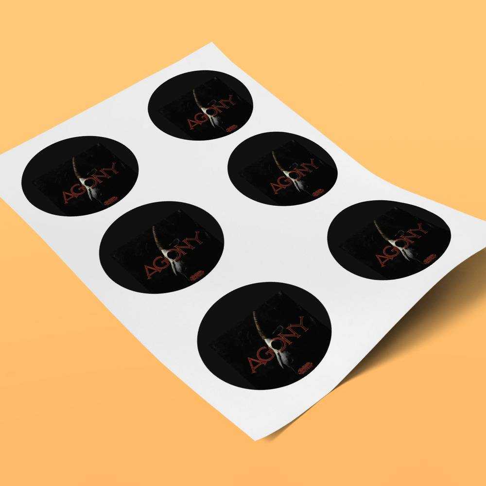 Slaughter To Prevail round stickers decorative stickers gift for fans Agony