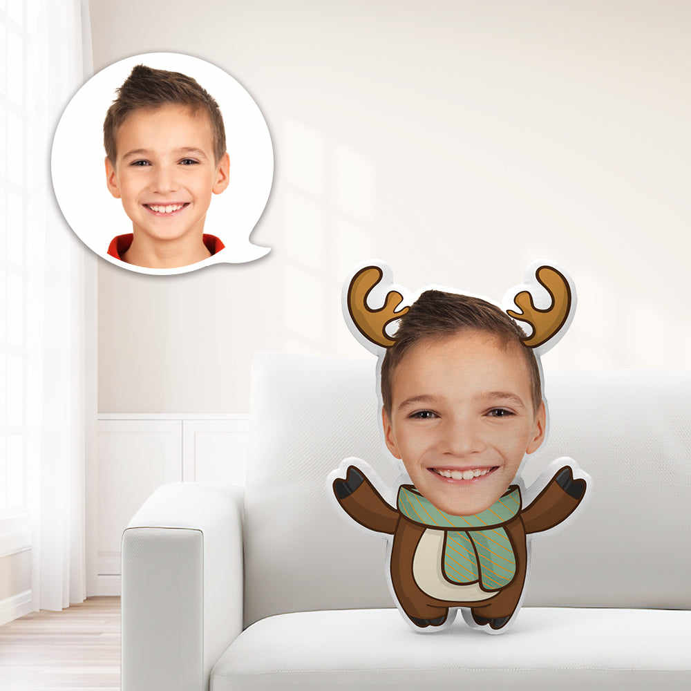 Personalized Minime Pillow Unique Personalized Minime Fawn Wearing A Scarf Throw Doll Give Your Child The Most Meaningful Gift