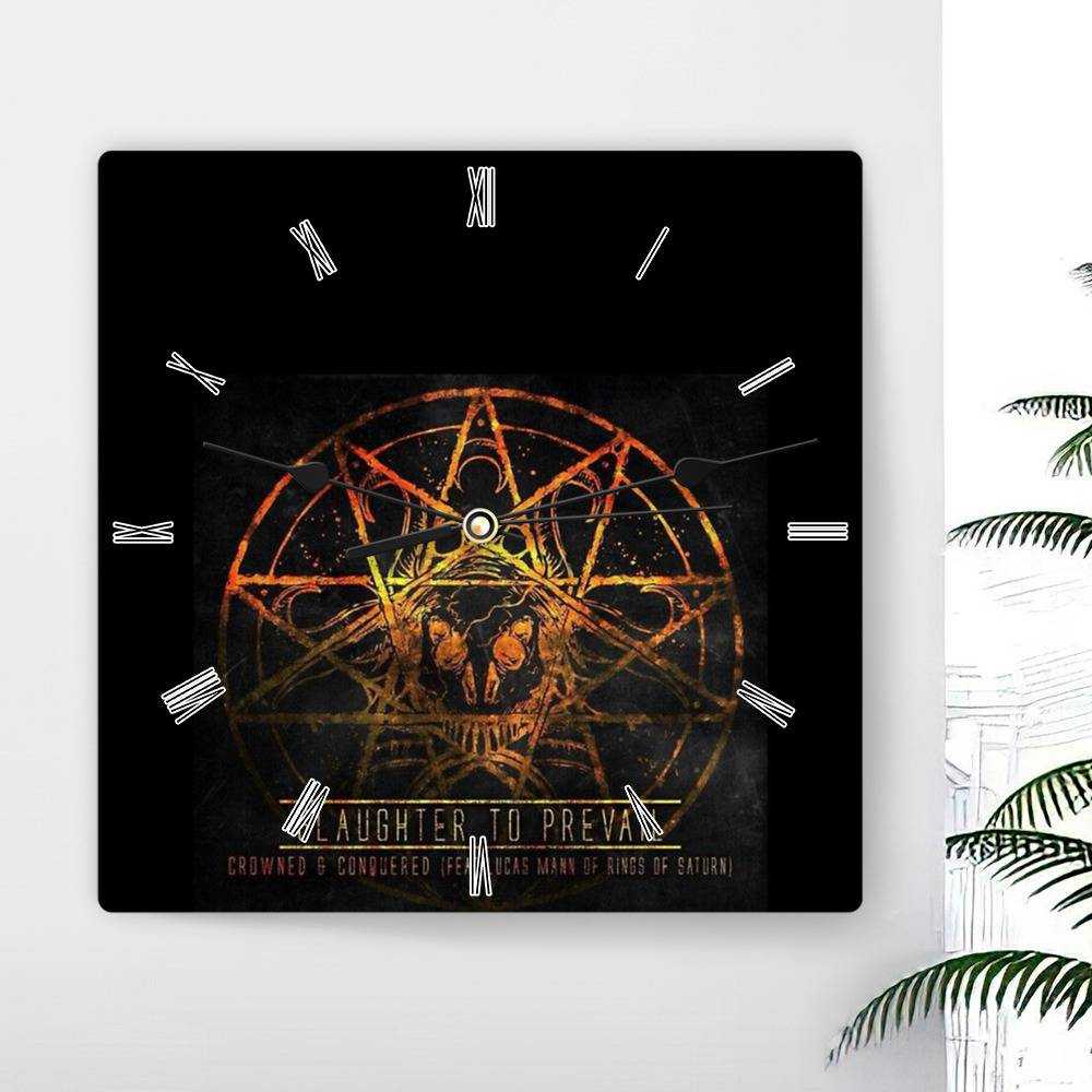 Slaughter To Prevail Square Wall Clock Home Decor Wall Clock Gifts for Slaughter To Prevail Fans Misery Sermon Wall Clock