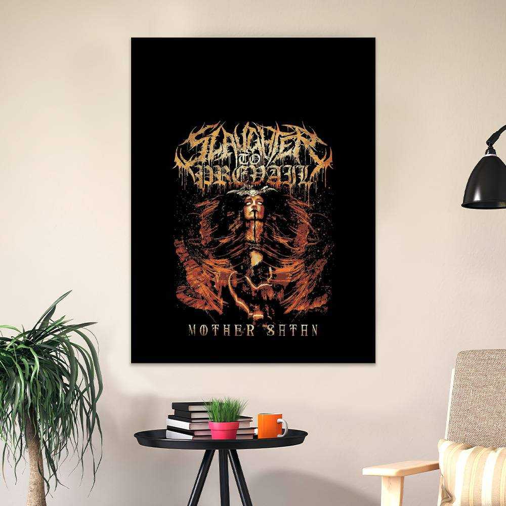 Slaughter To Prevail Merch Poster Art Wall Poster Sticky Poster Gift for Fans Mother Satan Poster