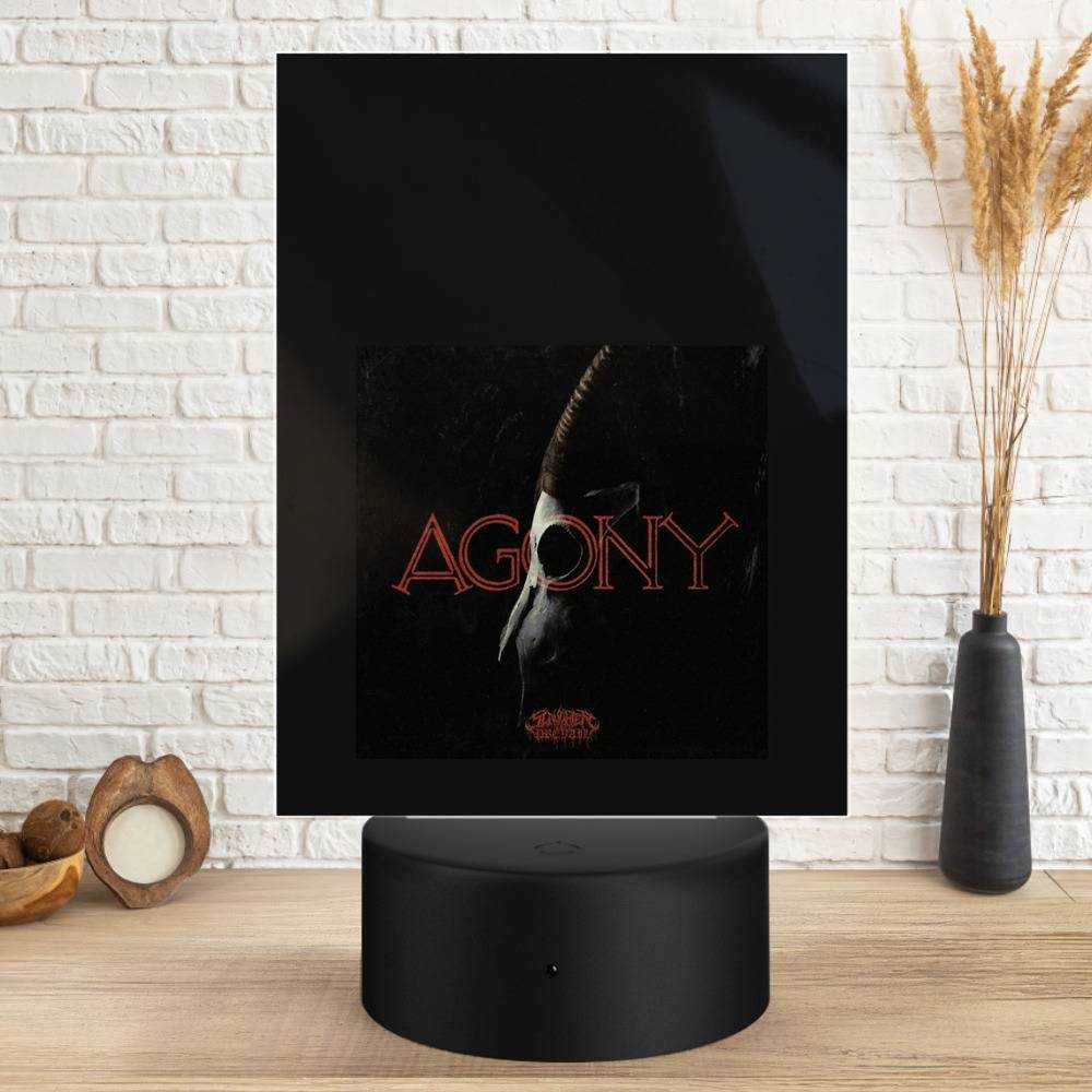 Slaughter To Prevail Lamp Classic Celebrity Night Light Agony by Slaughter To Prevail Lamp with Plastic Base