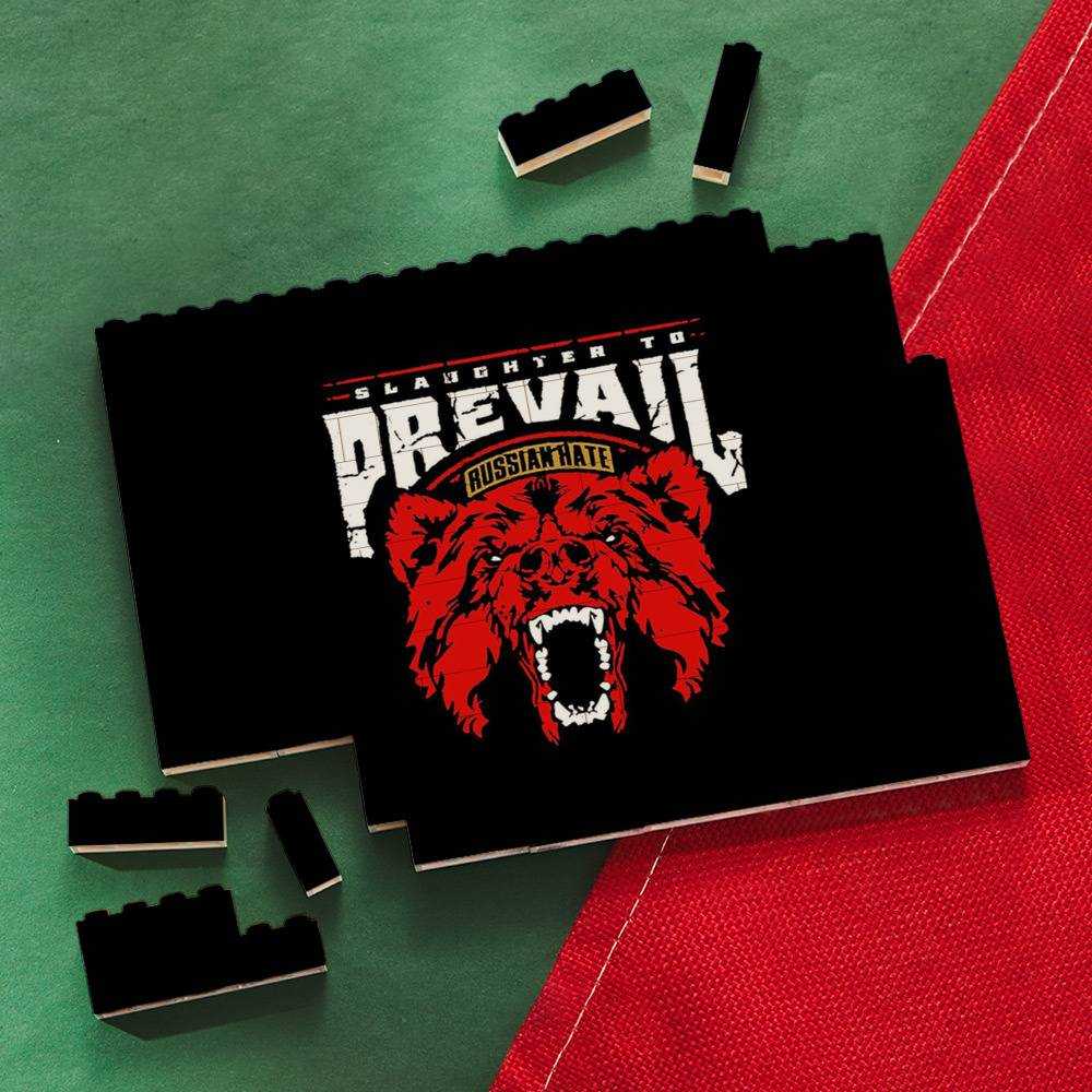 Slaughter To Prevail Merch Building Blocks Gift for Fans Russian Hate Building Blocks