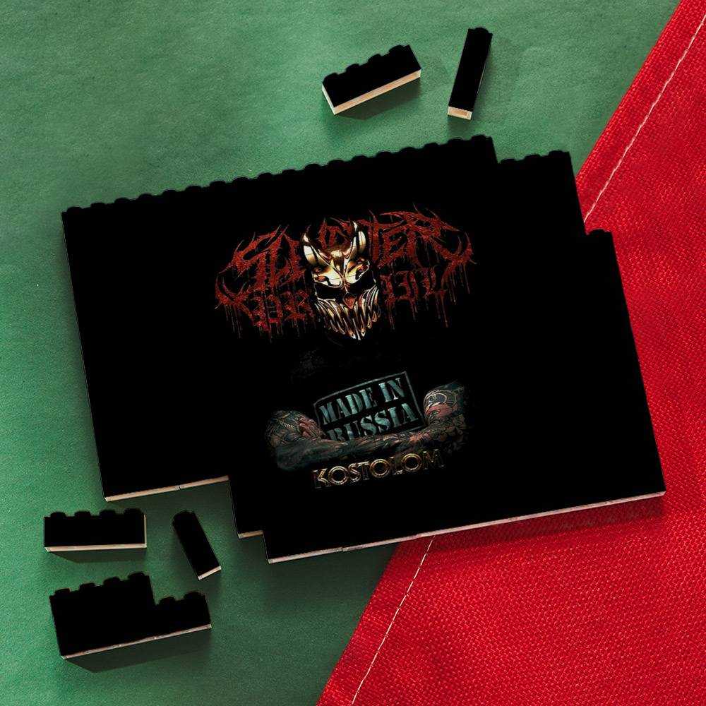 Slaughter To Prevail Merch Building Blocks Gift for Fans Kostolom Building Blocks