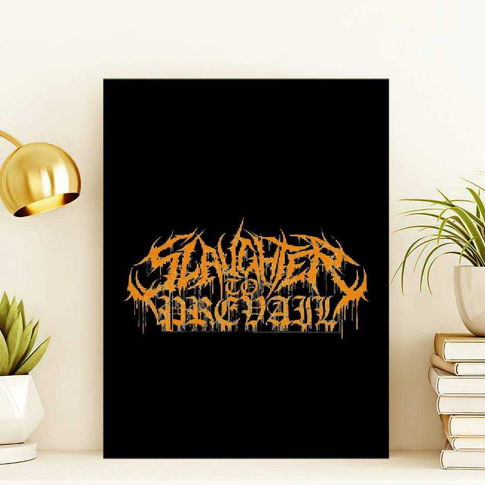 Slaughter To Prevail Canvas Classic Celebrity Canvas Slaughter To Prevail Red by Slaughter To Prevail Canvas