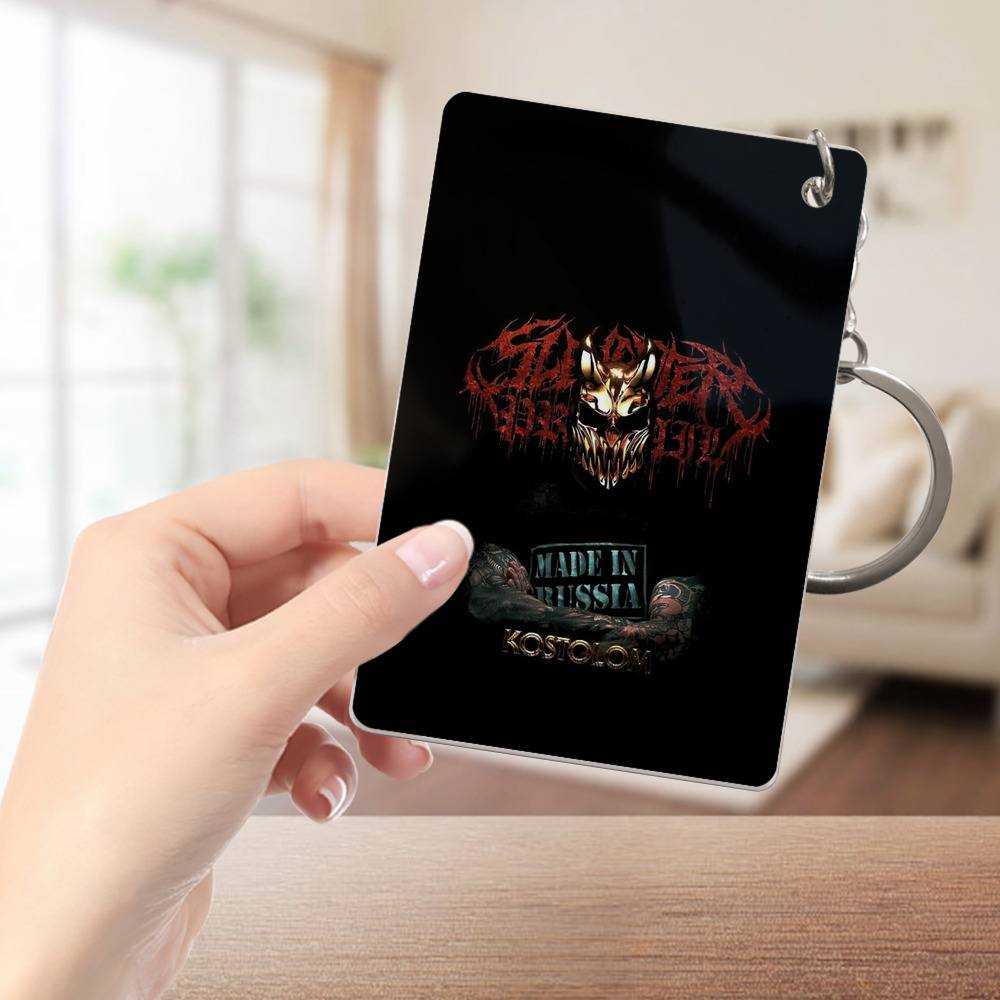 Slaughter To Prevail Keychain Classic Celebrity Keychain Kostolom by Slaughter To Prevail Keychain