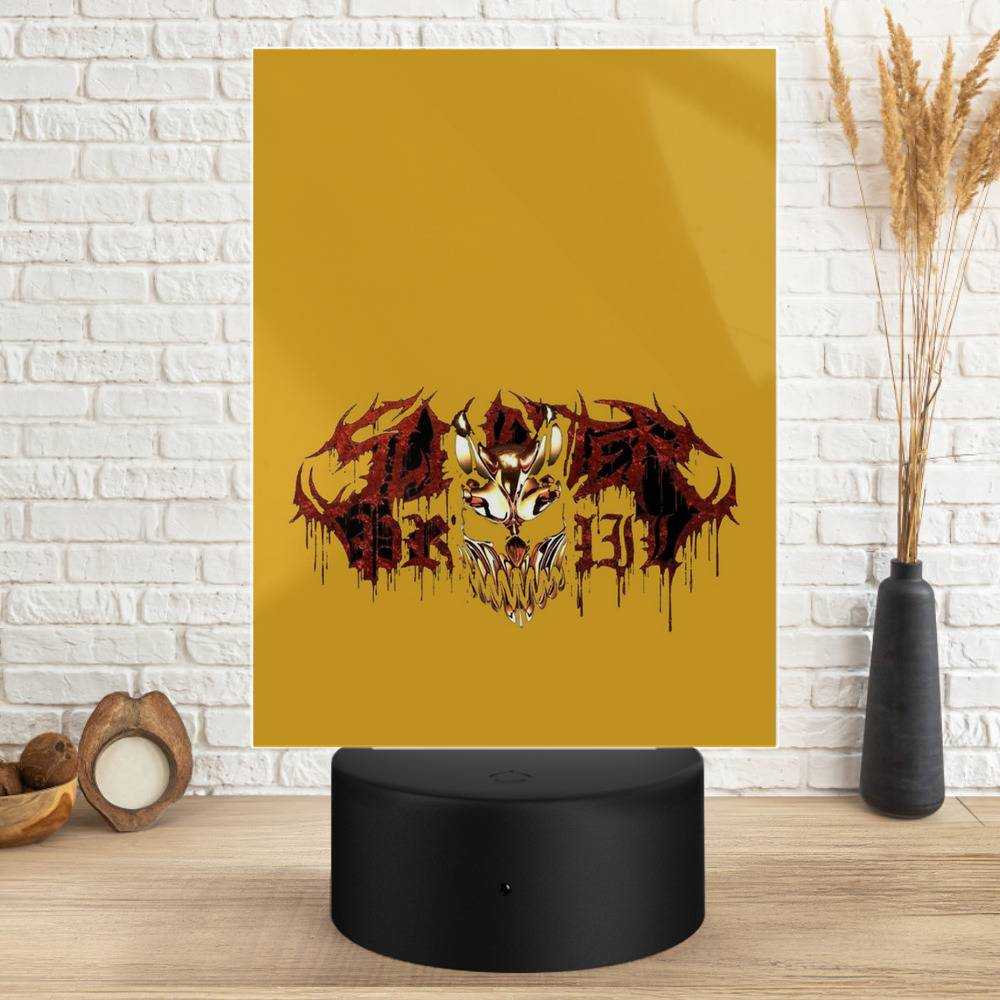 Slaughter To Prevail Lamp Classic Celebrity Night Light Slaughter To Prevail Logo by Slaughter To Prevail Lamp with Plastic Base