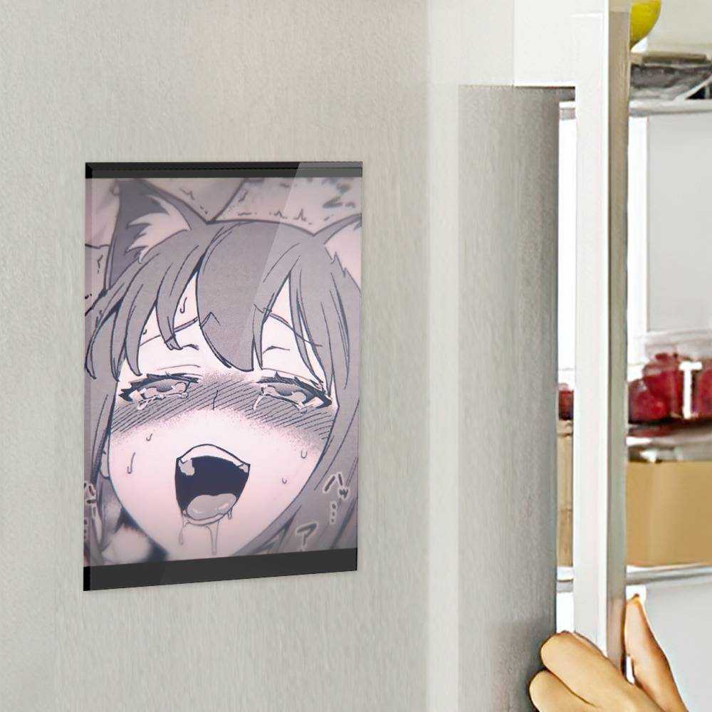 Ahegao Fridge Magnet Classic Celebrity Fridge Magnet