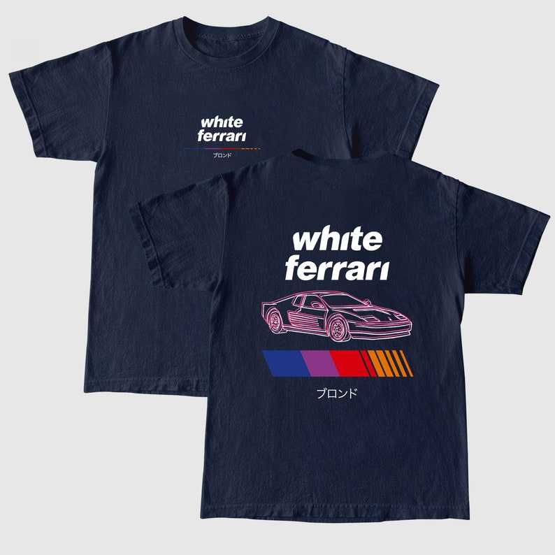 Frank Ocean Blond White Ferrari 2 Sided T-Shirt