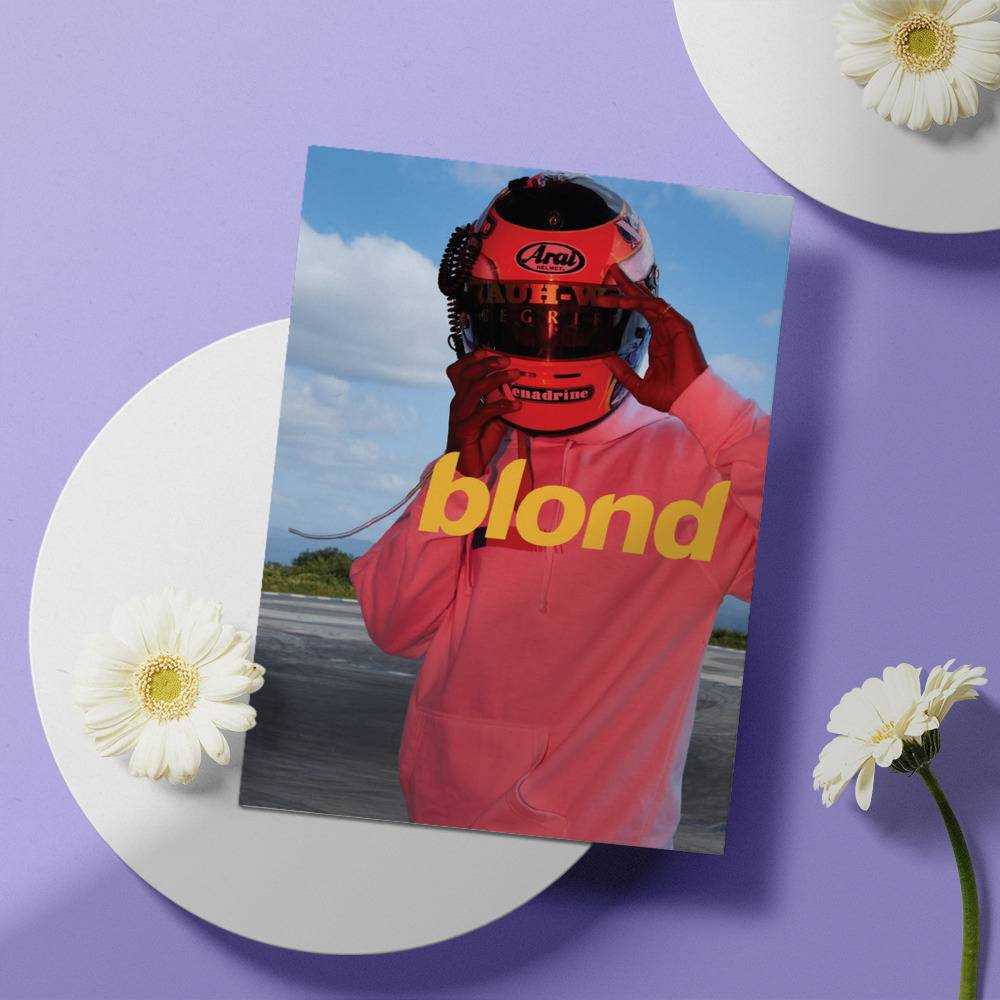 Frank Ocean Greeting Card Classic Celebrity Greeting Card Frank Ocean Blond by Frank Ocean Greeting Card Blonded / Blonde / Blond