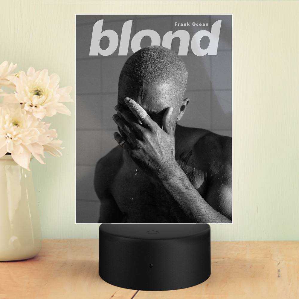 Frank Ocean Lamp Classic Celebrity Night Light Blonde by Frank Ocean Lamp with Plastic Base Blonded / Blonde / Blond