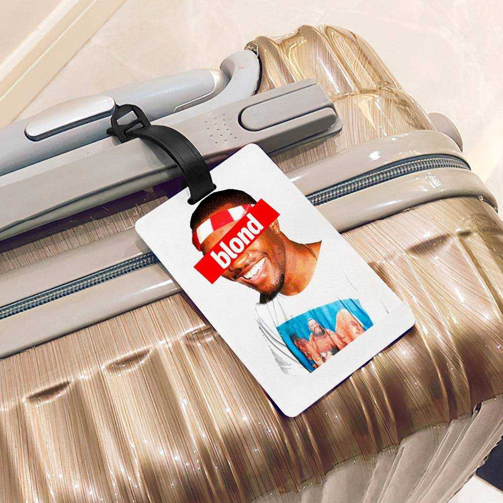 Frank Ocean Luggage Tag Classic Celebrity Luggage Tag Blond Blonde Endless Hip Hop Rap by Frank Ocean Luggage Tag Blonded / Blonde / Blond