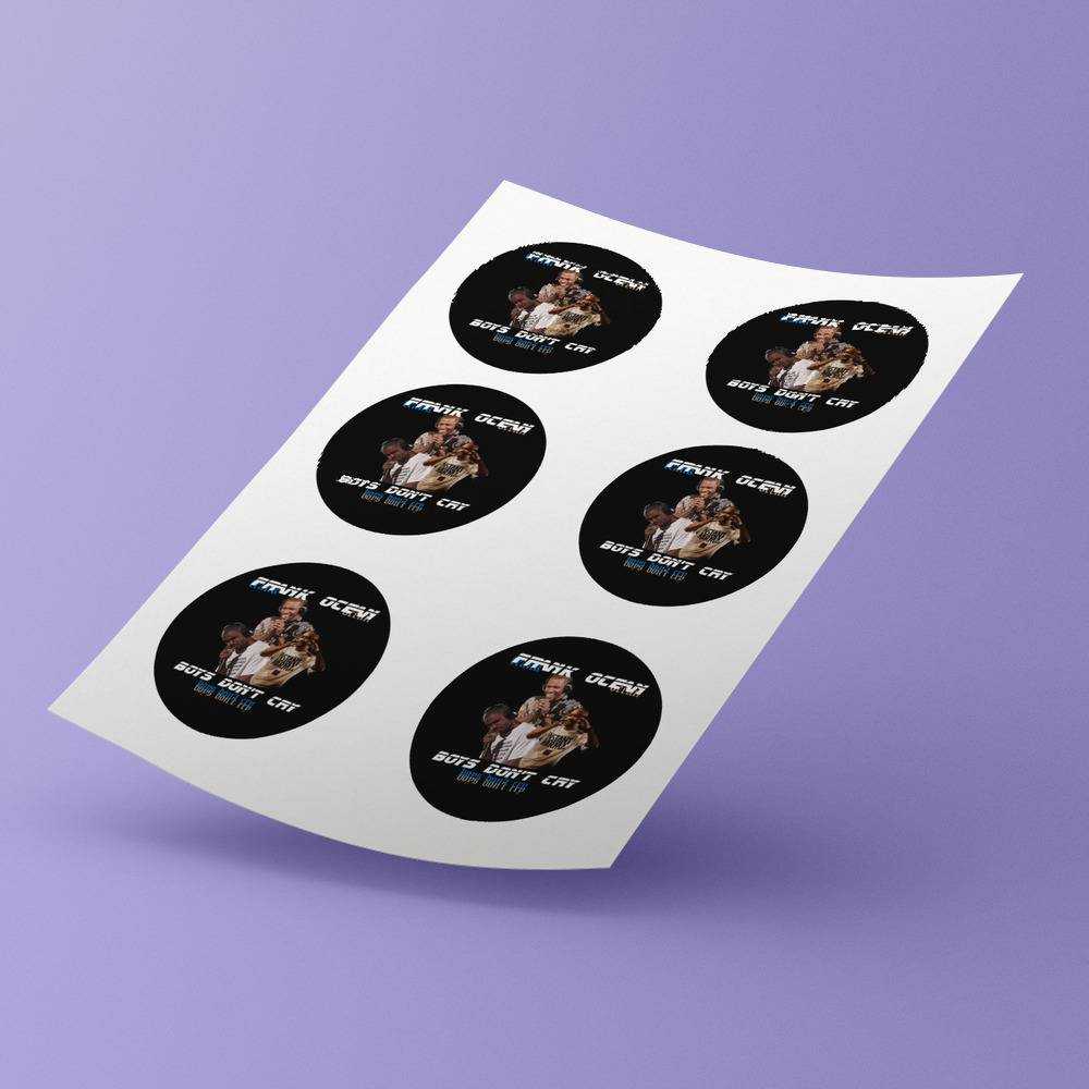 Frank Ocean round stickers decorative stickers gift for fans Boys Don't Cry