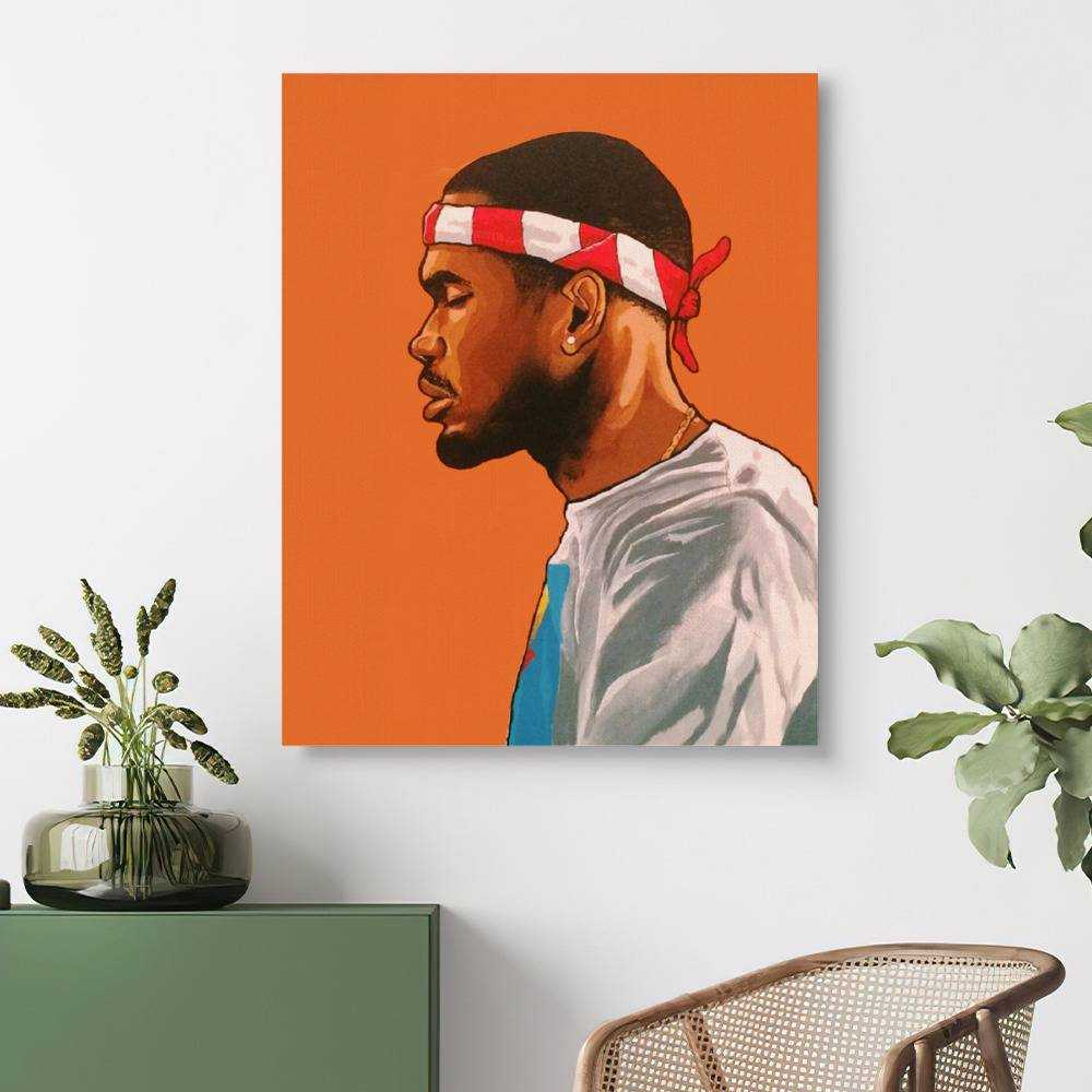 Frank Ocean Canvas Classic Celebrity Canvas Channel Orange Album Art by Frank Ocean Canvas