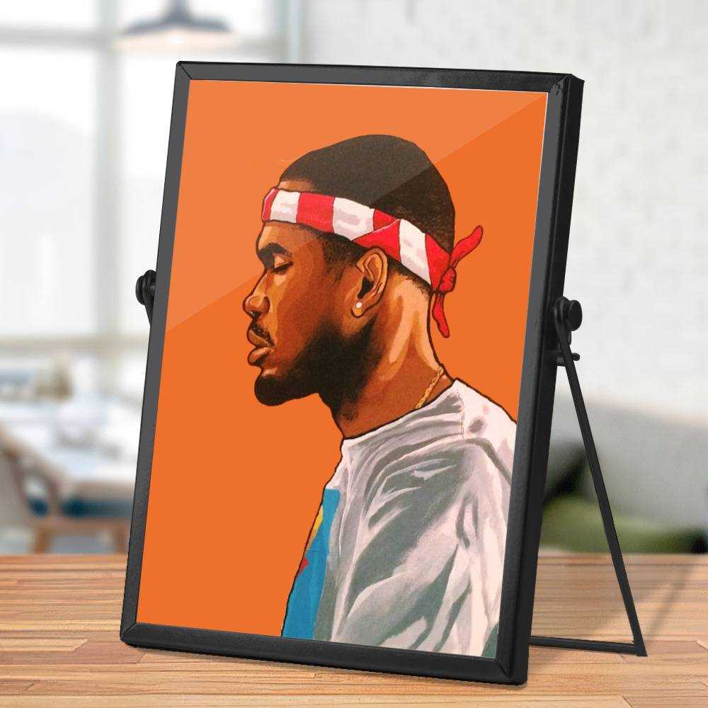 Frank Ocean Plaque Classic Celebrity Plaque Channel Orange Album Art by Frank Ocean Plaque with Black Frame