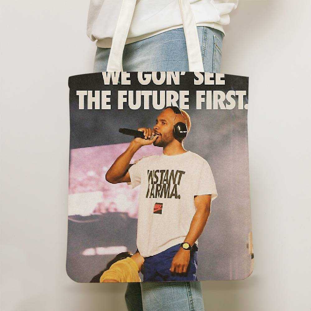 Frank Ocean Totebag Classic Celebrity Totebag We Gon See The Future First Totebag
